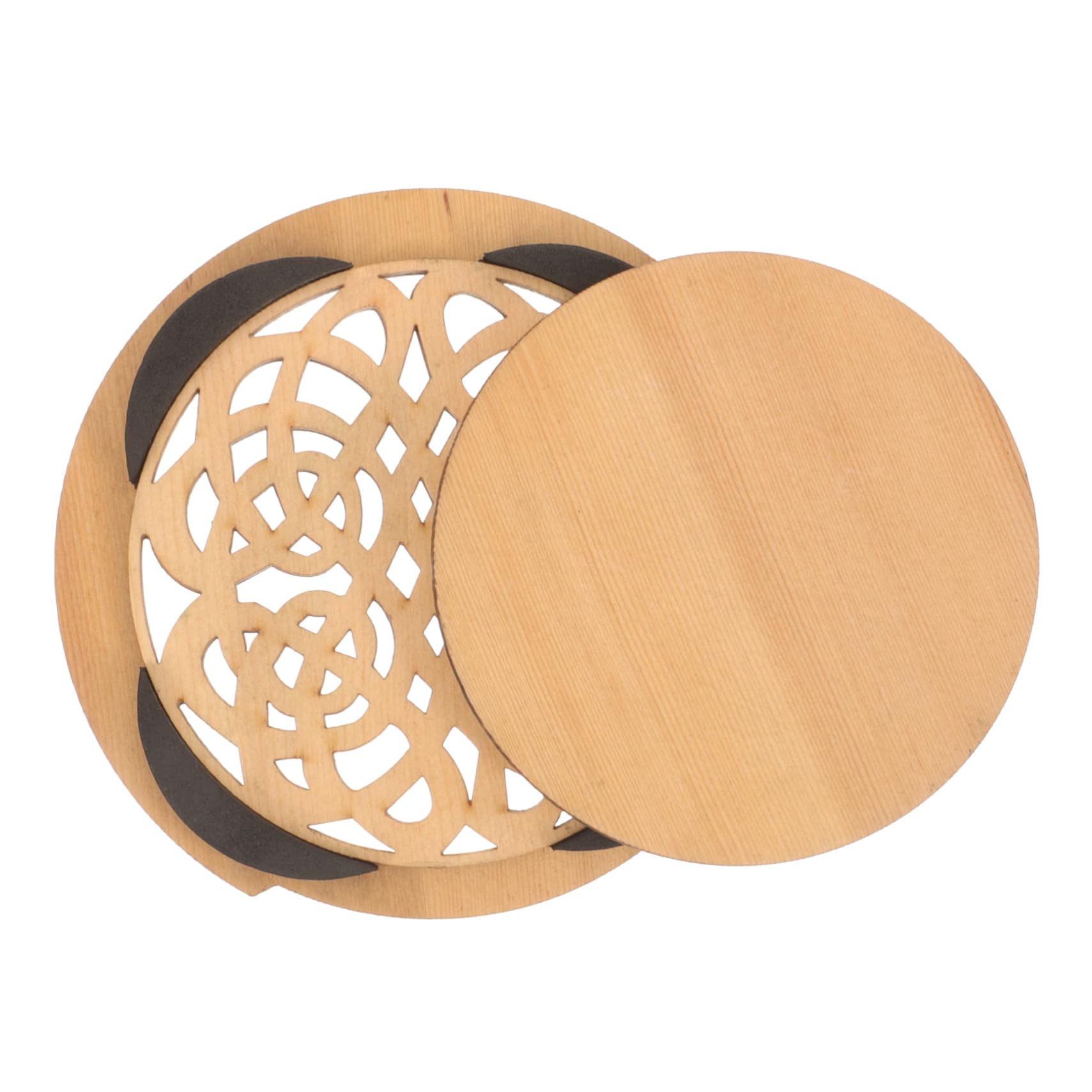 Amazon | Alasum 木製サウンドホールカバー アコースティックギター用